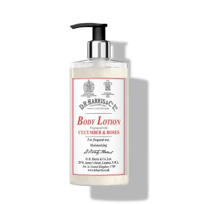 DR. Harris & Co. Cucumber & Roses Body Lotion 300ml - Hotel Amenities