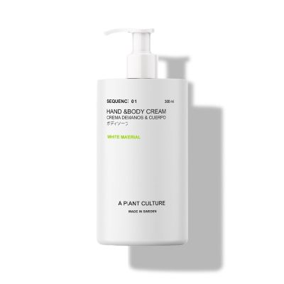 A Plant Culture White Material Hand & Body Cream 300ml - Hotel Amenities